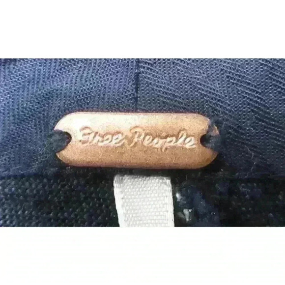 NWT Free People Striped Linen & Cotton Pants Women's Size 0 - Picture 2 of 7